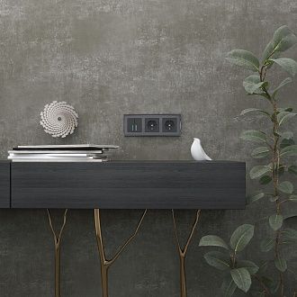 W0031208/ Рамка на 3 поста Diamant (черный) Werkel 4690389172762