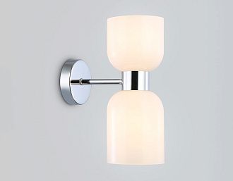 Бра 21,5*12*30- см, 2*E14*40W, K, Ambrella Light High Light LH56087, хром