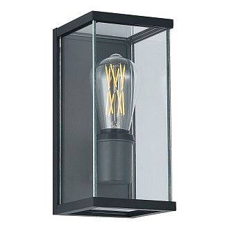 Светильник настенный 13*12*25 см, 1*E27*15W, ST-Luce Gross SL9019.701.01, серый