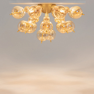 Потолочная люстра Maytoni Bolla MOD133CL-04BS, диаметр 64 см, латунь