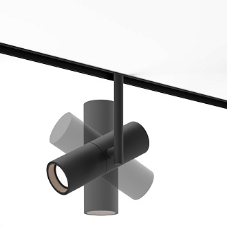 Светильник на шине 5,2*5,2*23,2 см, LED, 12W, 3000К, Maytoni Technical Elti TR005-2-12W3K-B черный