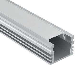 Алюминиевый профиль накладной 2000*16*12 мм Maytoni Technical Led Strip ALM005S-2M Серебро, цена за штуку