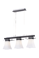 Люстра L650 x W140 x H240(1000), мм, 3*40W (120W), WENGUE+CH (Венге+Хром) Sfera Sveta 85661/3P WENGUE+CH