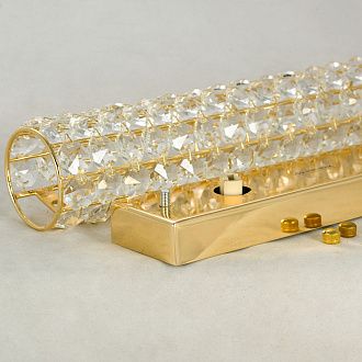 Бра Lussole Stintino LSP-8557, 7*29 см, блестящее золото