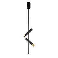 Светильник 24*24*117 см, 2*LED*6W, 3000K Gerhort G61435/2BK BK, Черный