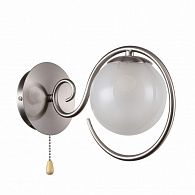 Бра F-Promo Fabbio 2349-1W, D280*W120*H200, никеля, белое матовое стекло