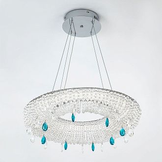 Подвесная люстра 50*50*120 см, LED 35W, 3000 / 6000K, Хром MODELUX ML.2306.500