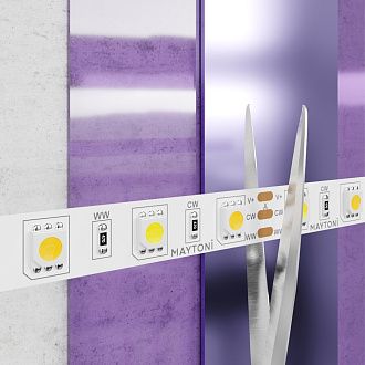 Светодиодная лента 24V 5050 14,4W/м Комбинированная (MIх) 5м IP20 Maytoni Led Strip  Белый, цена за метр, продается по 5 м