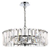 Подвесная люстра Maytoni Puntes MOD043PL-06CH, диаметр 52 см, хром