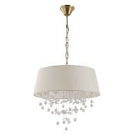 Подвесной светильник 46 см, Indigo Tenerezza 13029/6P Beige V000557, бронза