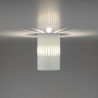 Светильник 7*7 см, LED 7W, 4200K с подсветкой белый DLS026 Elektrostandard