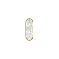 Бра 4,4*10,7*-30 см, *LED*15W, 2700-4000K, Maytoni Perlamour MOD429WL-L15BSK, Латунь