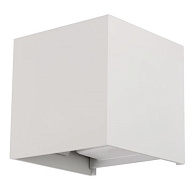 Настенный светильник 10*10*10 см, 2*LED*3W 4200K Arte Lamp Rullo A1714AL-2WH белый