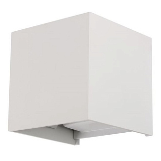 Настенный светильник 10*10*10 см, 2*LED*3W 4200K Arte Lamp Rullo A1714AL-2WH белый