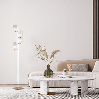 Торшер 166 см, Eurosvet 01161/4, латунь