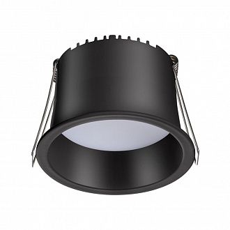 LED светильник 9 см, 9W, 4000K, Novotech Tran 358900, черный, вр 7,5 см