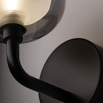 Бра 17 см, Freya Modern FR5435WL-01B, черный