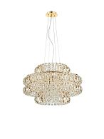 Люстра Ø600 x H380 (1200), мм, 12*40W (480W), H GOLD (Золото) NewRgy E91-ф600*H380(1200) H GOLD
