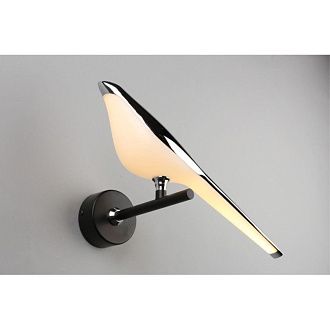 Детское бра 20*28*23 см, 1*LED, 10W, 3000K, Aployt Astor APL.822.11.10, хром