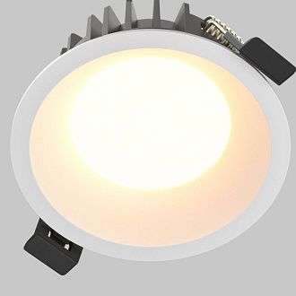 Встраиваемый светильник 9 см, 10W, 2700-4000K, Maytoni Technical Okno DL055-10W2.7-3-4K-W, белый