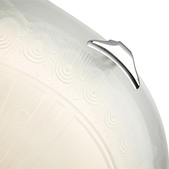 Cветильник 40,5*12,5 см, LED 48W, 4000 К, IP20, белый/хром, стекло Sonex Lufe, 7601/DL