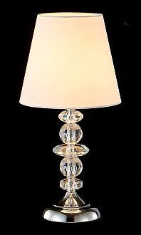 Настольная лампа 22 см, Crystal Lux ARMANDO LG1 CHROME Хром