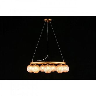 Подвесная люстра 60*50-150 см, 9*G9, 0W, Aployt OLA APL.764.03.09, бронзовый