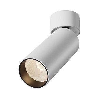 Спот 5 см, 12W, 2700K, Maytoni Technical Focus Led C055CL-L12W2.7K-SS-W, белый