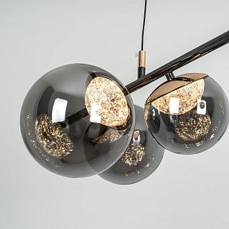 Светильник 120*33*-23 см, *LED*35W, 3000-6000K, Modestyle  MS.2337.1200, Чёрный, Золото