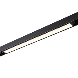 Трековый светильник 49 см для низковольного шинопровода Novotech Flum 358416, LED, 4000K, черный