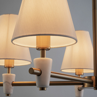 Светилник 70 см, Freya Pietra FR5371CL-05BS, латунь