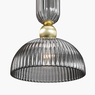 Подвесной светильник 30*30*345,5 см, 1*E27, 3000К, Maytoni ANTIC MOD302PL-01GR1 золотой
