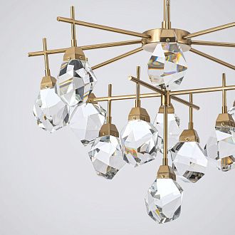 Подвесной светильник 75*75*87 см, LED 35W, 4000K, Латунь MODELUX ML.88972.13 BS