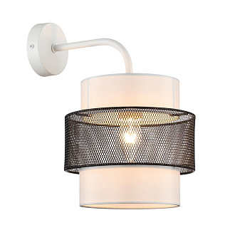 Бра 29*33 см, 1*E27 Lumion ANIMAISA 8002/1W черный, белый