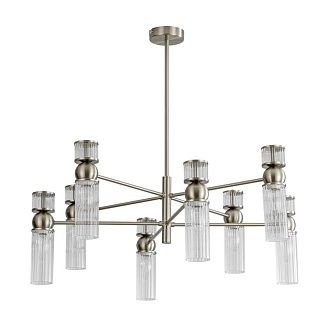 Люстра *74*72,5-72,5 см, 8*E14*40W, Lumion Denver LUM8277/8, стальной; серебристый