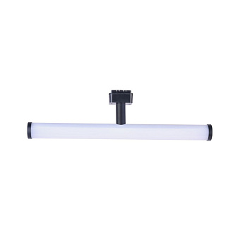 Потолочный светильник Favourite Unika 4157-1U, L300*W28*H82, магнитный светильник черного цвета на шинопровод, с поворотным механизмом, акриловый рассеиватель со встроенной лентой LED