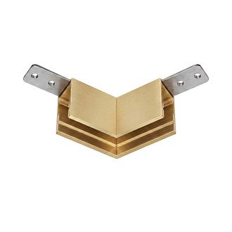 Коннектор 11,9*1,8 см, Denkirs SHINE PRIME BASE | ШАЙН ПРАЙМ БЕЙС TR4948-SB, сатинированная латунь