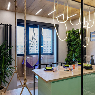 Линейный светодиодный встраиваемый светильник 530*55*50 мм 10Вт 3000К матовое серебро 101-300-53 Elektrostandard Pro