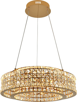 Подвесная люстра 60 см, 80W, 3000-6000K, Stilfort Karnelli 4024/03/06P, золото