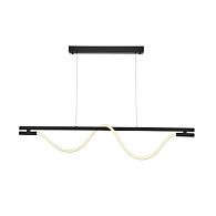 Люстра 120*23*120 см, 1*LED*22W, 3000K Gerhort G61358/1BK WT, Черный