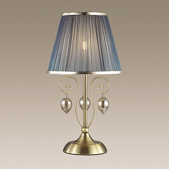 Настольная лампа Odeon Light Niagara 3921/1T бронза/ткань/стекло