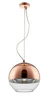 Светильник 30 см Crystal Lux WOODY SP1 D300 COPPER медь