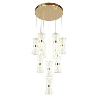 Каскадная люстра 45*70-140 см 80W, 4000K, Aployt Charlayn APL.771.06.80, золотой