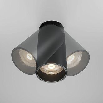 Встраиваемый спот 6 см, 12W, 4000K, Maytoni Technical Focus Led DL125-L12-4K-TRS-B, черный, вр 7 см