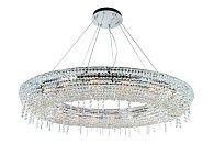 Люстра Ø1200 x W240 x H140, мм, 18*10W (180W), CHROME (Хром) NewRgy 2844R/18A CHROME+CLEAR