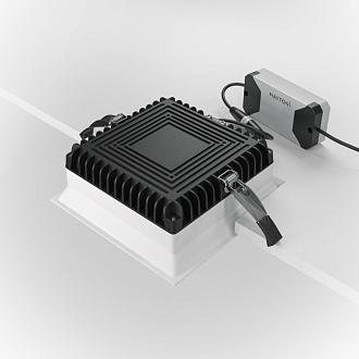 Встраиваемый светильник LED*18W*3000К  Maytoni Technical Okno, Белый DL056-18W3K-W