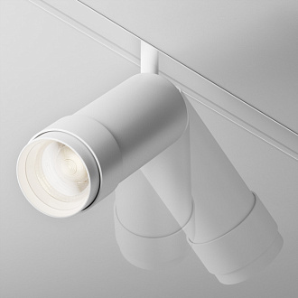 Светильник 5,5*5,5*19,5 см, LED, 12W, Maytoni Technical Focus Zoom TR212-1-12WTW-DD-Z-W белый, 3000-6000K, 15-50°, Dim Dali Exility