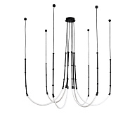 Люстра 150*160 см, Led 100W 4000K черный Kink Light Бофорт 08060-6A,19