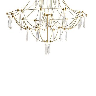 Подвесной светильник 80-170 см, LED*18W, 3000K, Freya Amela FR6138PL-L21BS, Латунь