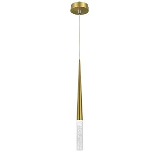 Подвес с декоративной насадкой (цилиндр) 4W 282LM 24G 3CCT 3000/4000/6000K Punto mini Lightstar 807003-3 Латунь